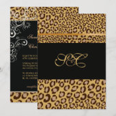 LEOPARD SPOTS+PEARL SWIRLS/ KAART (Voorkant / Achterkant)