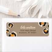 Leopard Spots Return Address Label (Insitu)