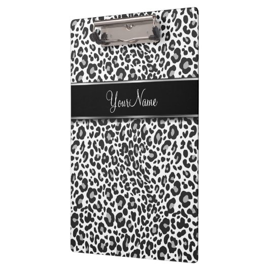 Leopard Spots Stijlvol Klembord (Links)