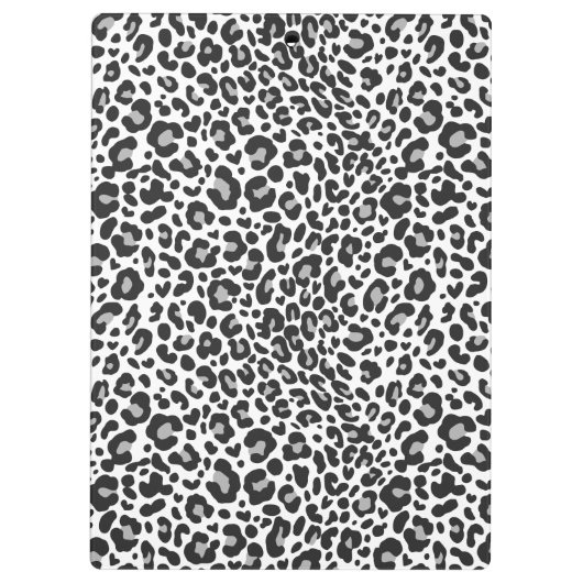 Leopard Spots Stijlvol Klembord (Achterkant)