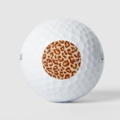 Leopard Spots Ultrasuede Kijk Golfballen (Voorkant)