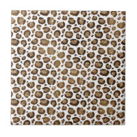 Leopard Spots Wilde Dieren Golden Glitter Safari