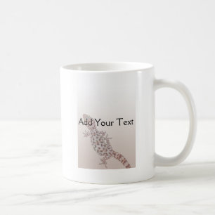 Leopard Spotted Gecko op Sand Koffiemok