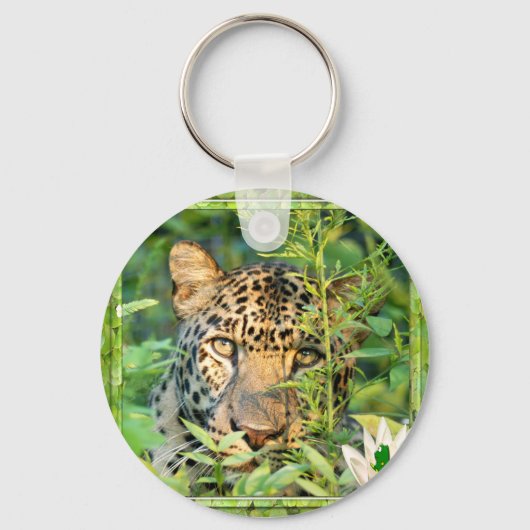 Leopard St. Patrick's Sleutelhanger (Voorkant)