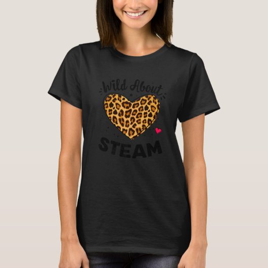 Leopard Steam Teacher Terug naar School Appreciati T-shirt (Voorkant)
