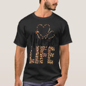 Leopard Stethoscope Nurse Life Scrub Nursing Clini T-shirt (Voorkant)