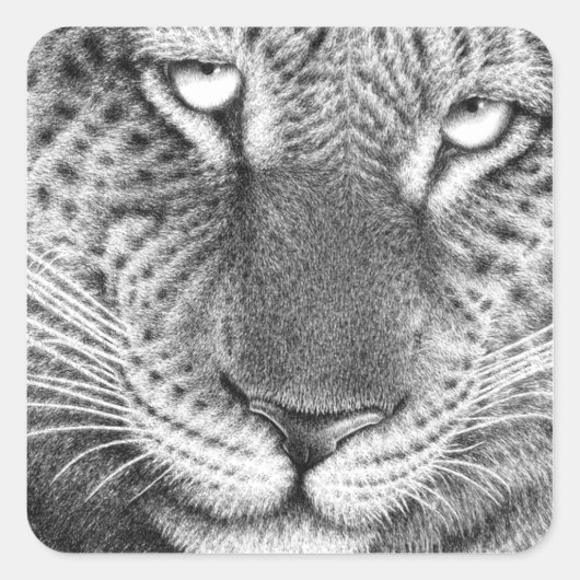 Leopard Sticker (Voorkant)