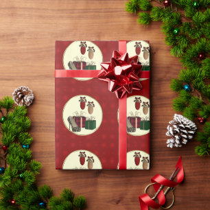 Leopard Stiletto-feestcadeaus Verpakkingspapier Cadeaupapier