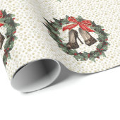 Leopard Stiletto Schoenen Krans Wrapping Papers Cadeaupapier (Rol Hoek)