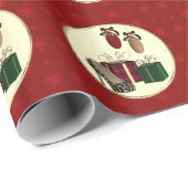 Leopard Stiletto vakantiegeschenken Inpakpapier (Rol Hoek)