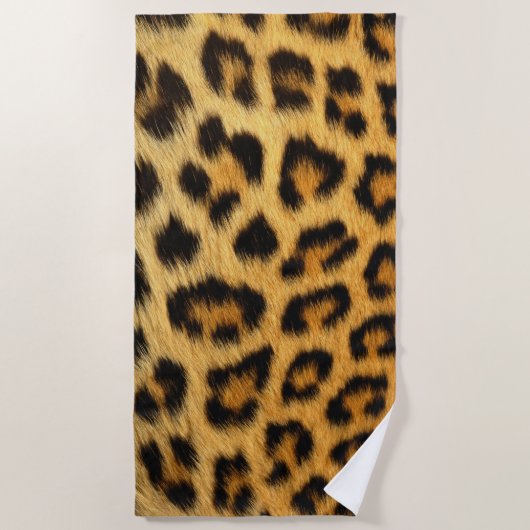 Leopard Strandlaken (Voorkant)