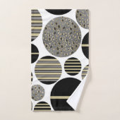 Leopard Stripes-kerstballen zalen 1 #xmas #art Bad Handdoek (Handdoek)