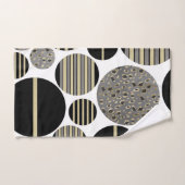 Leopard Stripes-kerstballen zalen 1 #xmas #art Bad Handdoek (Handdoek)