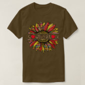 Leopard Sunflower Counselor Appreciation Back to S T-shirt (Design voorkant)
