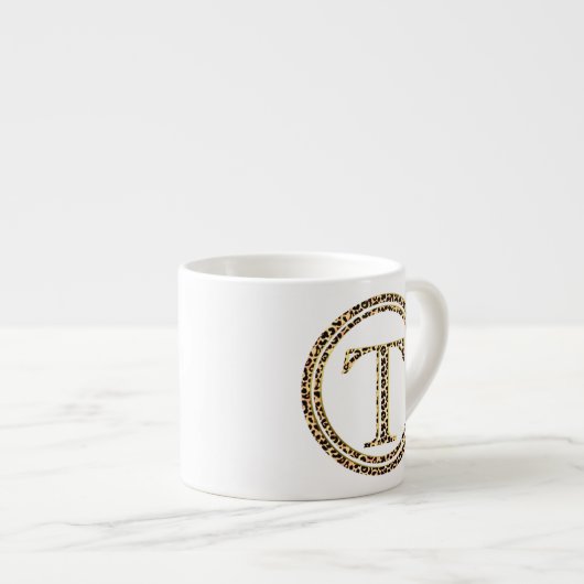 Leopard T Espresso Kop (Voorkant rechts)