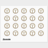 Leopard T Ronde Sticker (Vel)
