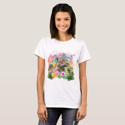Leopard T-shirt (Voorkant volledig)
