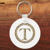 Leopard T Sleutelhanger (Voorkant)