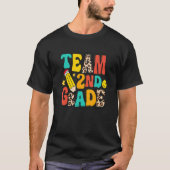 Leopard Team 2e klas terug naar school leraar Seco T-shirt (Voorkant)