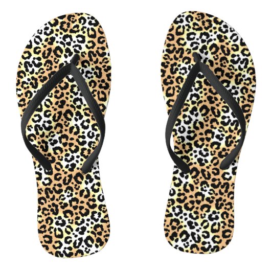 Leopard Teenslippers (Voetbed)