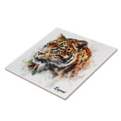 Leopard Tegeltje (Zijkant)