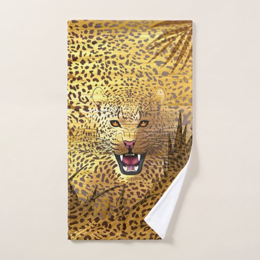 Leopard Territory 1 Bad Handdoek (Handdoek)