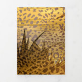 Leopard Territory 1 Drieluik Wenskaart (Cover)