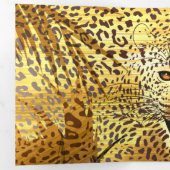 Leopard Territory 1 Drieluik Wenskaart (Binnenzijde eerst)