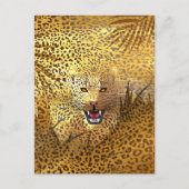 Leopard Territory 1 Feestdagenkaart (Voorkant)