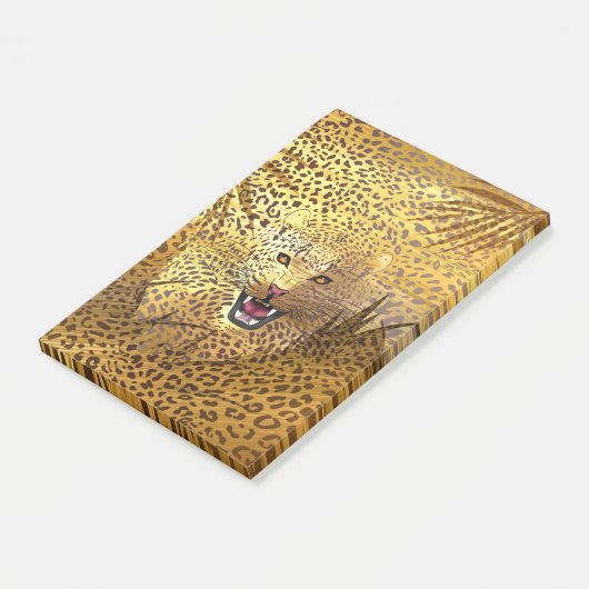 Leopard Territory 1 Post-it® Notes (Schuin)