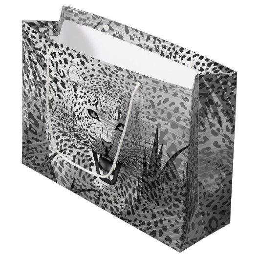 Leopard Territory 2 Groot Cadeauzakje (Voorkant Gekanteld)