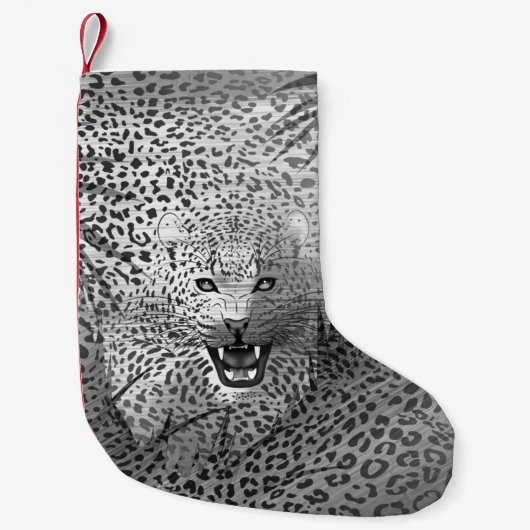 Leopard Territory 2 Kleine Kerstsok (Voorkant)