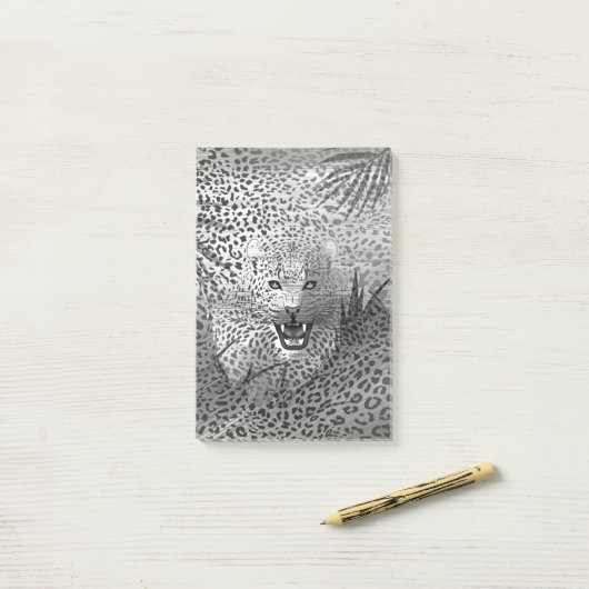Leopard Territory 2 Post-it® Notes (Op bureau)