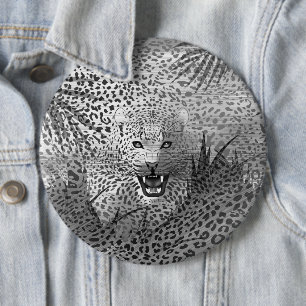 Leopard Territory 2 Ronde Button 6,0 Cm