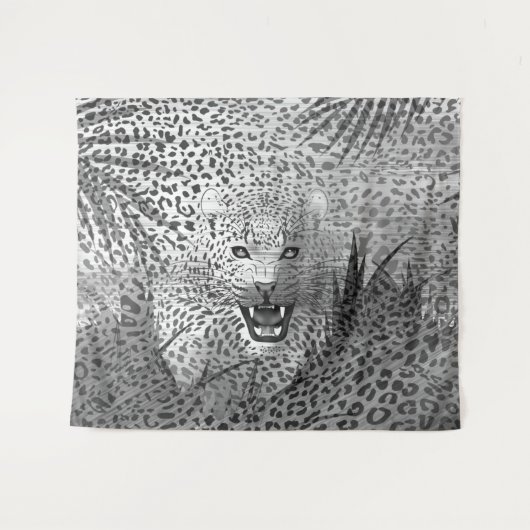 Leopard Territory 2 Wandkleed (Voorkant (horizontaal))