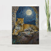 Leopard Themed Happy Birthday to my Husband Kaart (Voorkant)