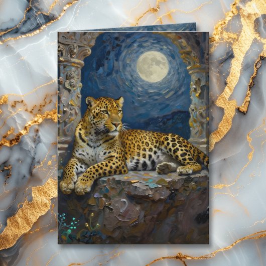 Leopard Themed | Happy Father's Day Kaart