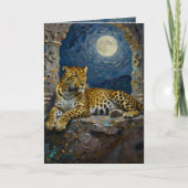Leopard Themed | Happy Father's Day Kaart (Voorkant)