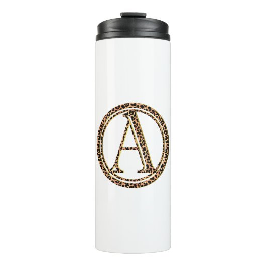 Leopard Thermal Tumbler Thermosbeker (Voorkant)