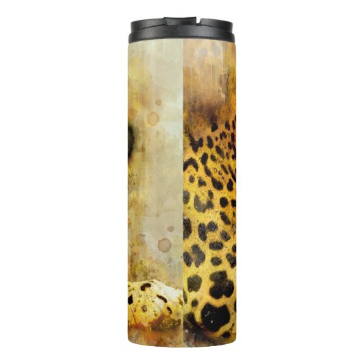 Leopard Thermosbeker (Achterkant)