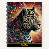 Leopard Thrill: Bold Branch en vogels Notitieboek (Voorkant)