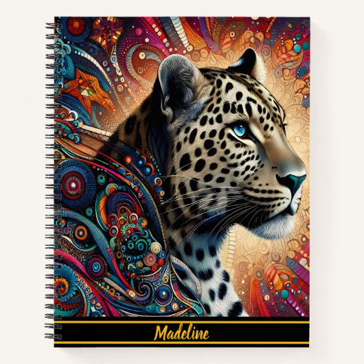 Leopard Thrill: Bold Branch en vogels Notitieboek (Voorkant)