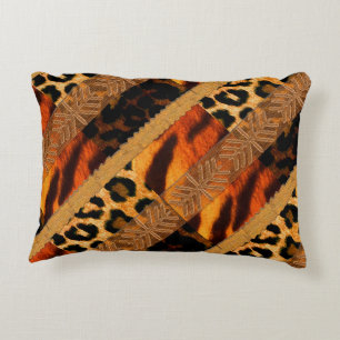 Leopard & Tiger Animal Accent Kussen