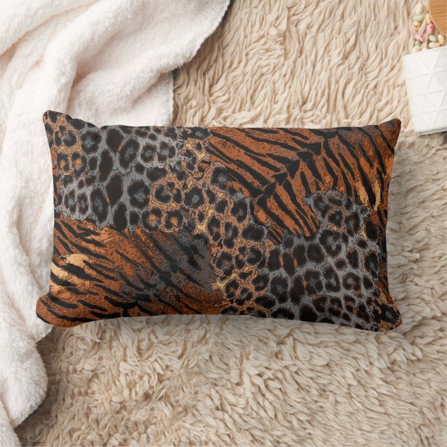 Leopard tiger skin trendy kussen (Deken)