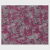 Leopard tijgermantel cadeaupapier (Vlak)