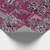 Leopard tijgermantel cadeaupapier (Hoek)