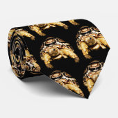 Leopard Tortoise Stropdas (Opgerold)