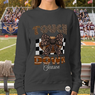 Leopard Touchdown Season Game Day Football Trui