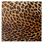 Leopard Trendy Cat Animal Print Collectie Tegeltje (Voorkant)