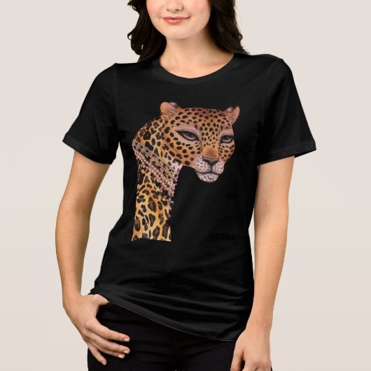 Leopard Tri-Blend Shirt (Voorkant)